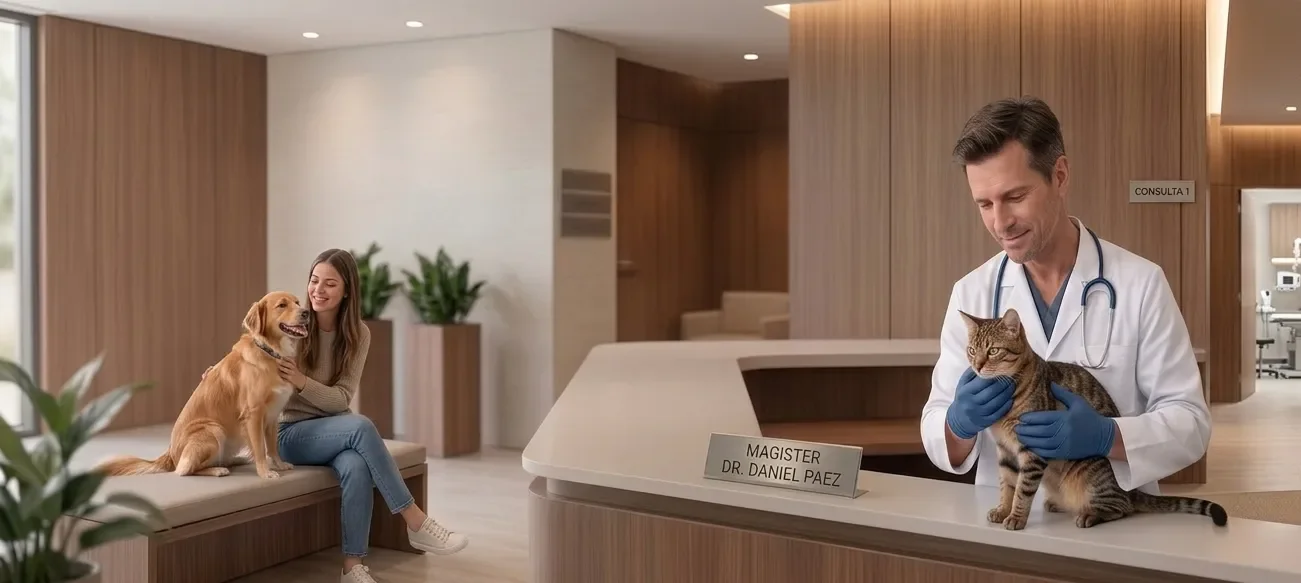 Veterinario en consultorio - VetPrime Clínica